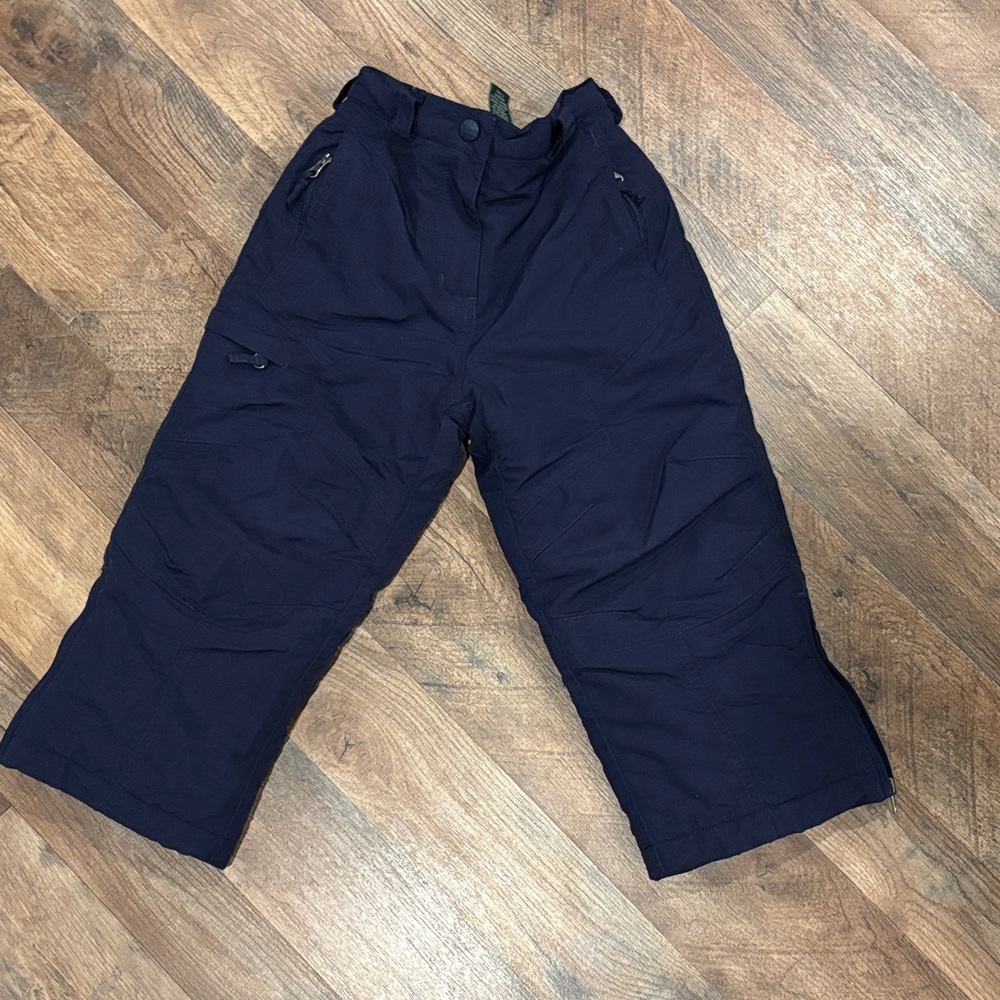 L.L. Bean Kids Dark Blue Snow Pants